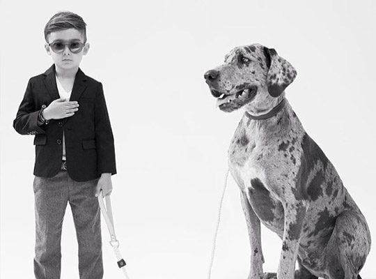 比成年人還酷帥的小男孩品牌設計